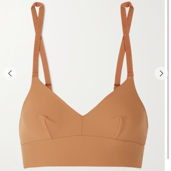 🔔RARE! Quiet Luxury New NUBIAN SKIN Naked stretch-jersey soft-cup bra Wirefree - Picture 2 of 16